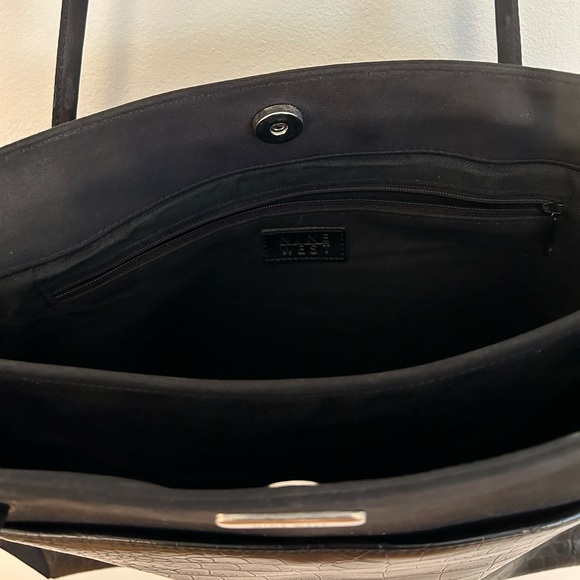 Black Nine West Snakeskin Purse - Picture 4 of 4